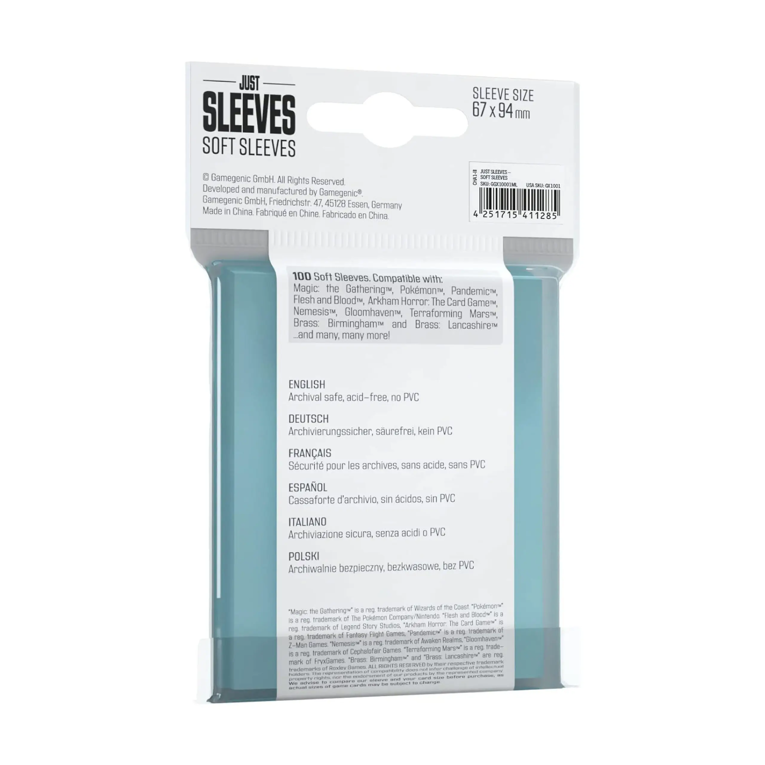 Just Sleeves Soft Sleeves 100ct - Image 2