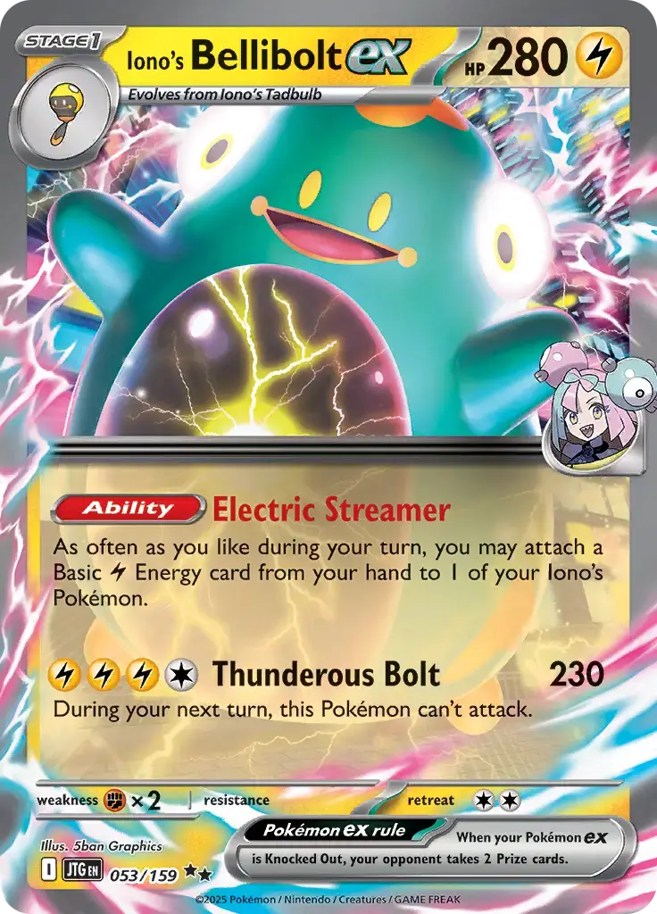 Iono's Bellibolt ex (JTG 053)