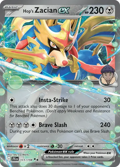 Hop's Zacian ex (JTG 111)
