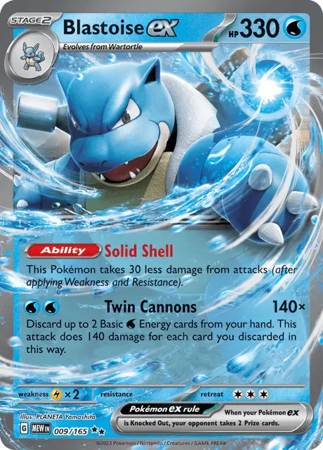 Blastoise ex (MEW 009)