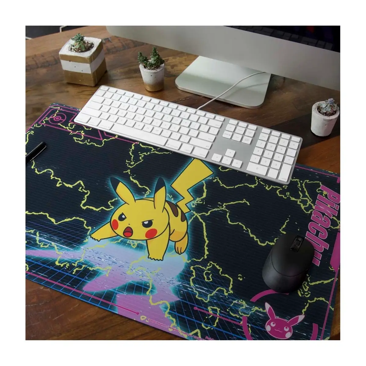 Pokémon Center Playmat: Pikachu Neon Charge - Image 3
