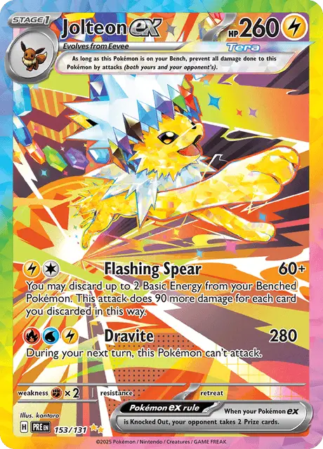 Jolteon ex (PRE 153)