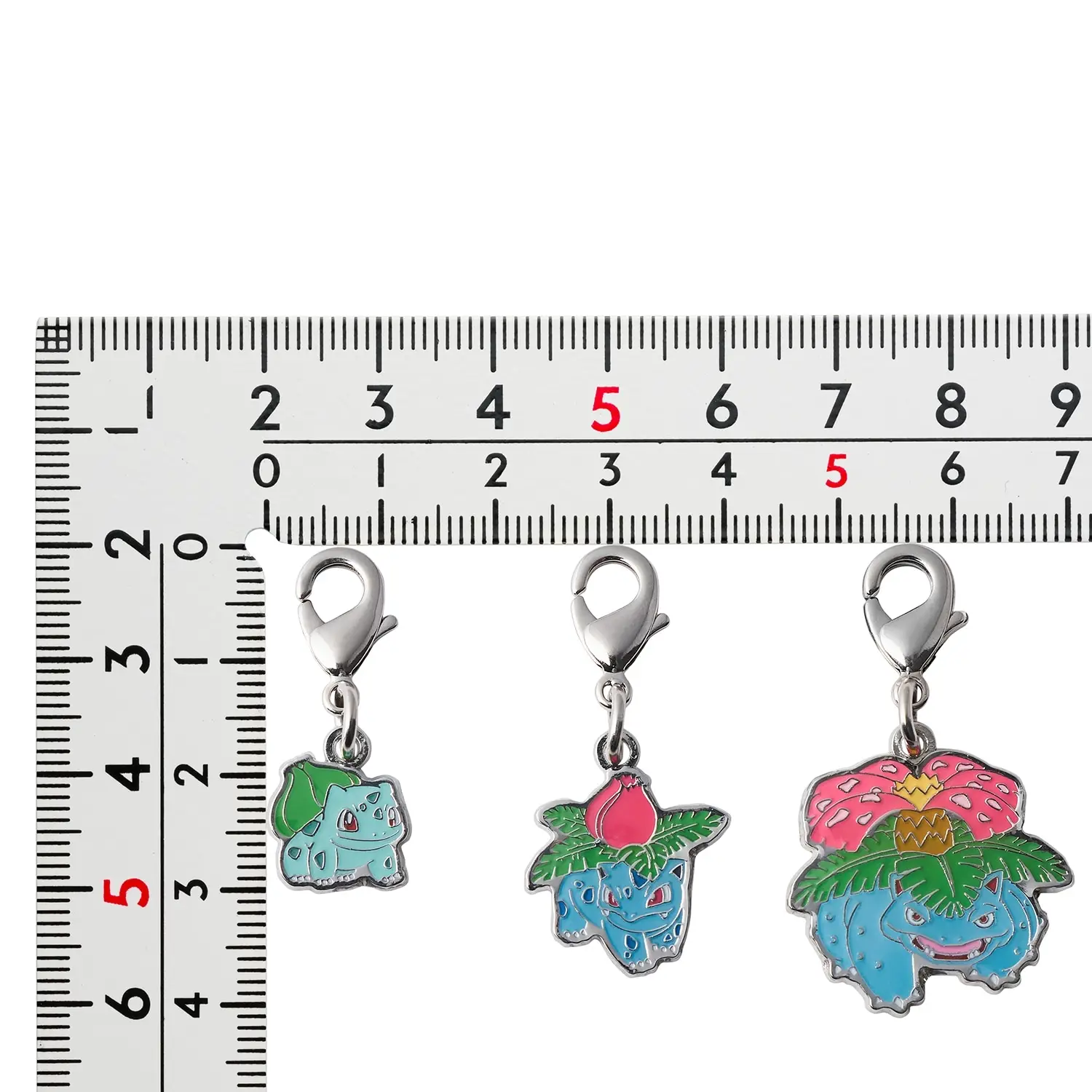 Bulbasaur, Ivysaur and Venusaur Metal Charm - Image 2