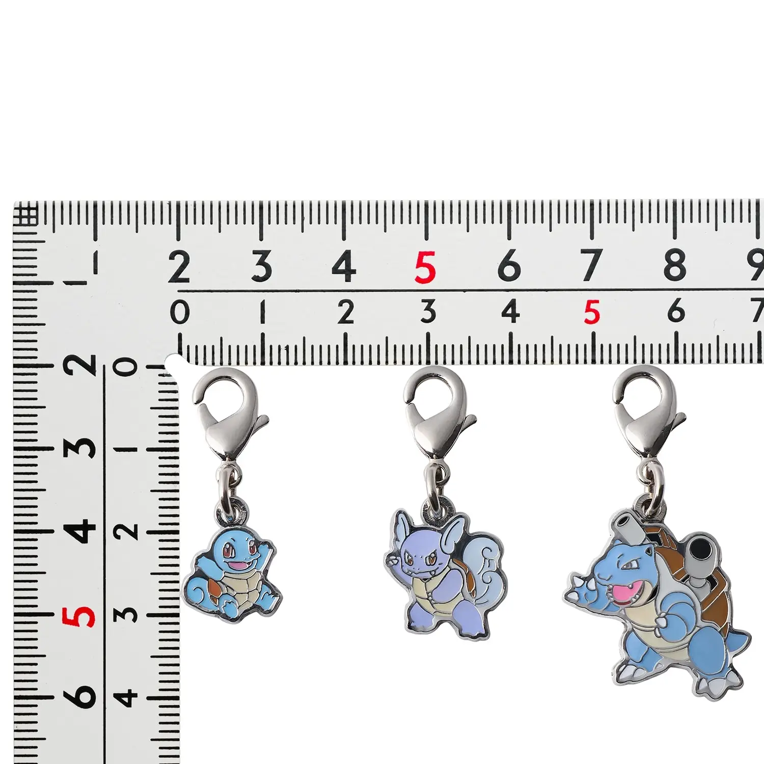 Squirtle, Wartortle and Blastoise Metal Charm - Image 2
