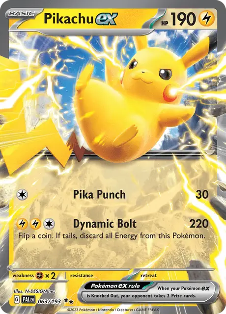 Pikachu ex (PAL 063)