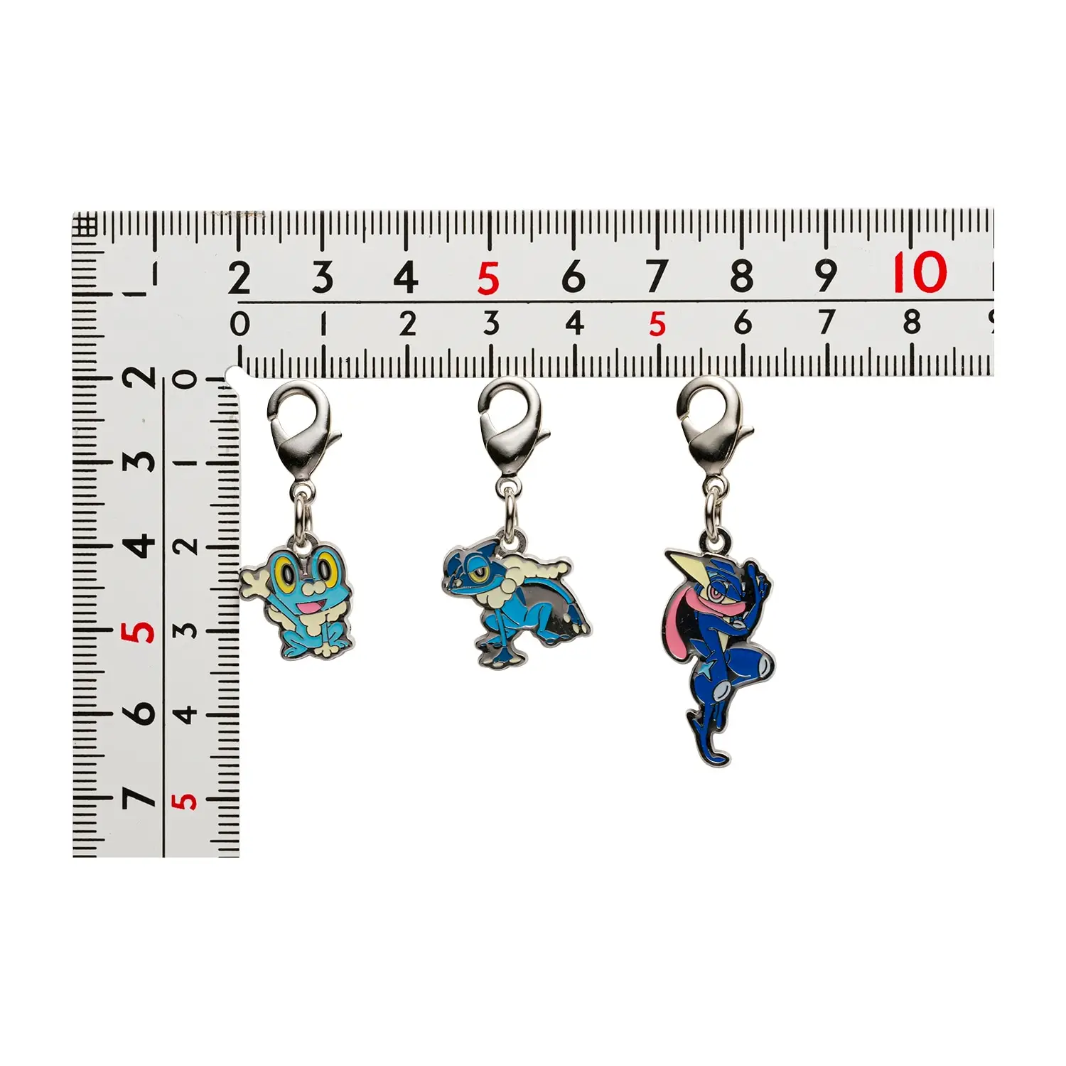 Froakie, Frogadier and Greninja Metal Charm - Image 2