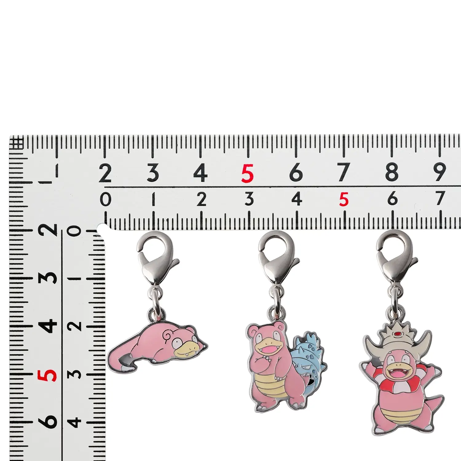 Slowpoke, Slowbro and Slowking Metal Charm - Image 2