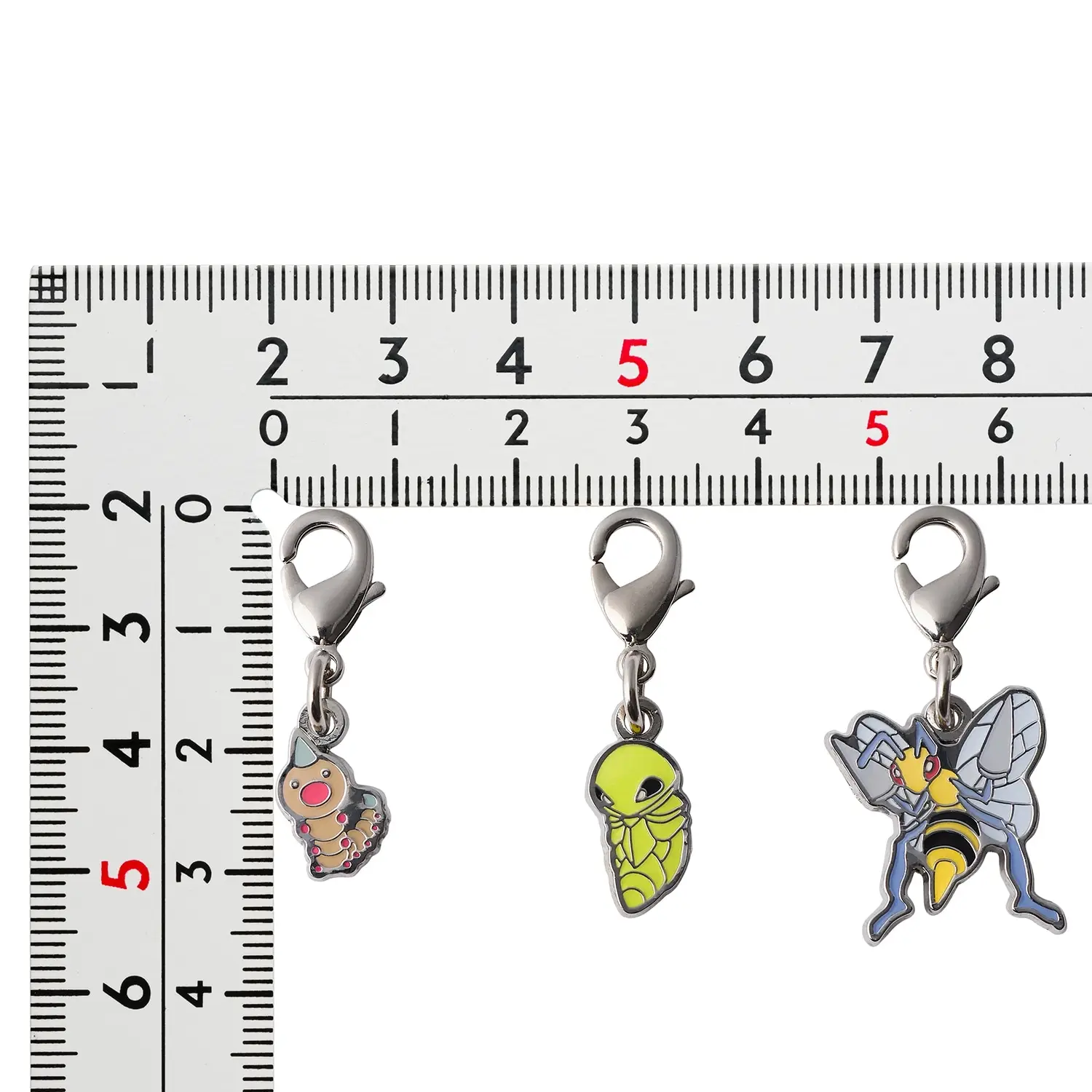 Weedle, Kakuna and Beedrill Metal Charm - Image 2