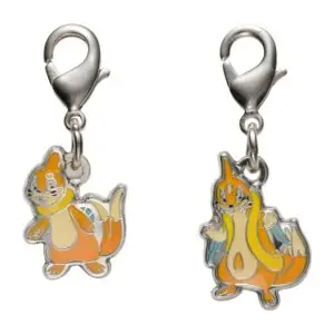 Buizel and Floatzel Metal Charm