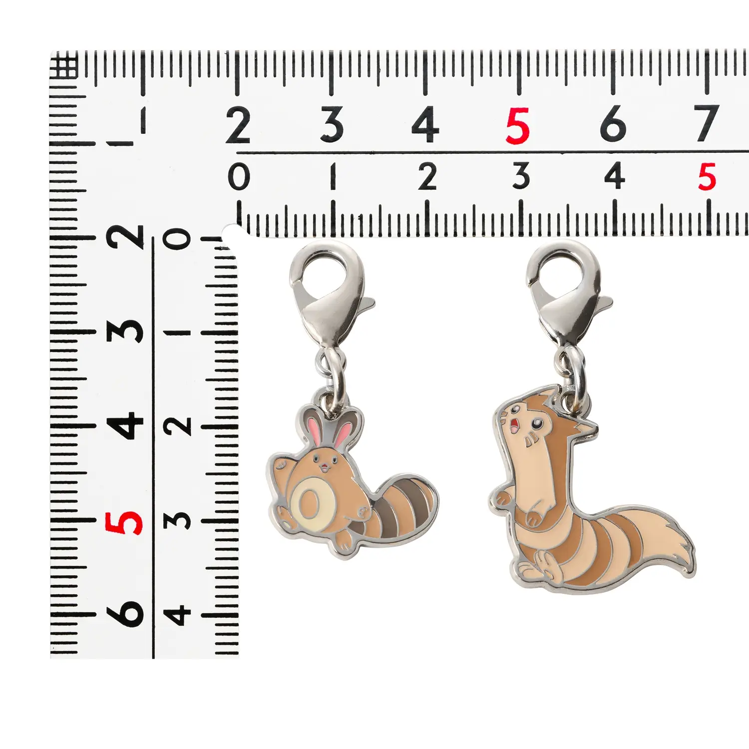 Sentret and Furret Metal Charm - Image 2