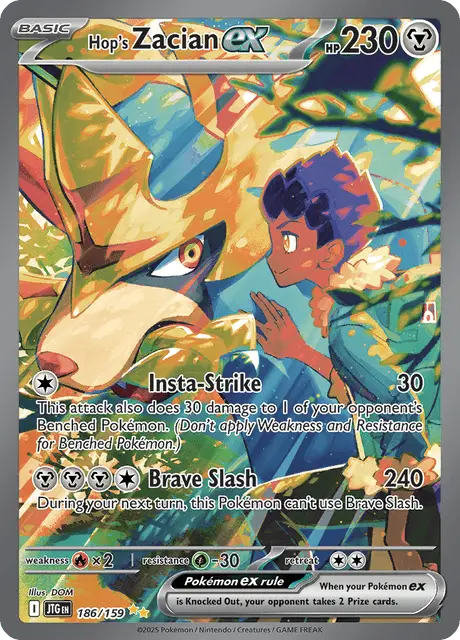 Hop's Zacian ex (JTG 186)
