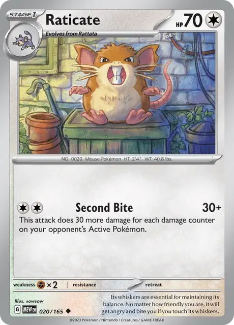 Raticate (MEW 020)