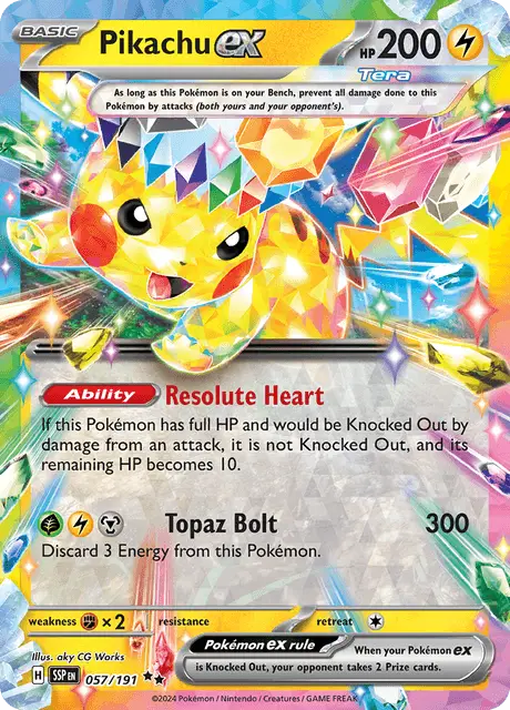 Pikachu ex (SSP 057)