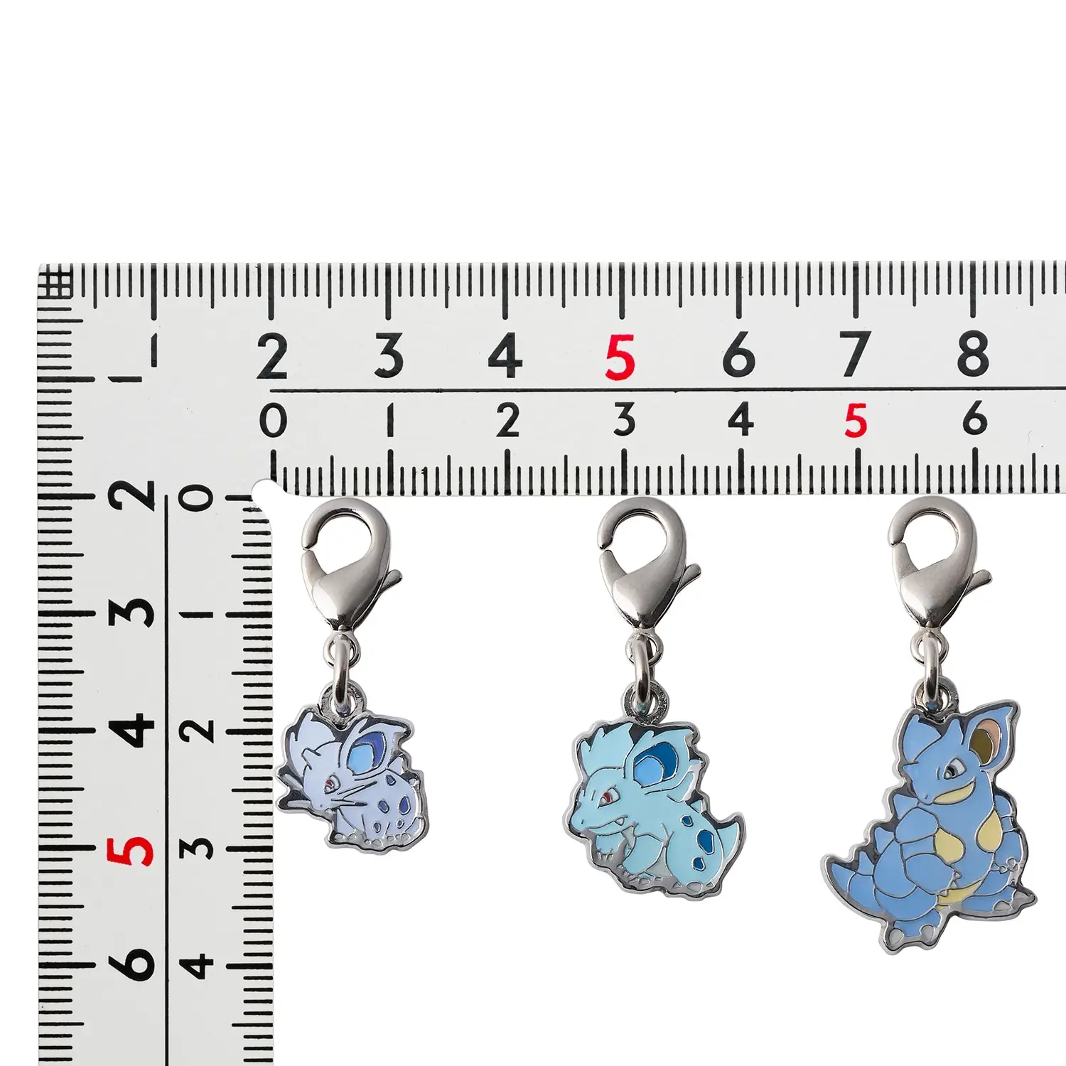 Nidoran♀, Nidorina, and Nidoqueen Metal Charm - Image 2