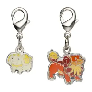 Fidough and Dachsbun Metal Charm