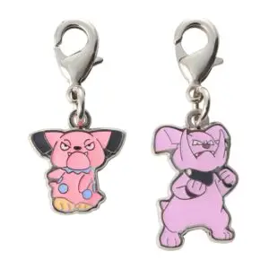 Snubbull and Granbull Metal Charm