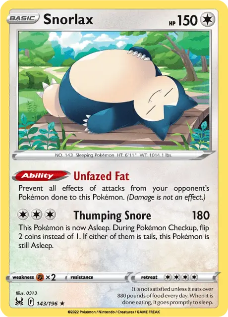 Snorlax (LOR 143)