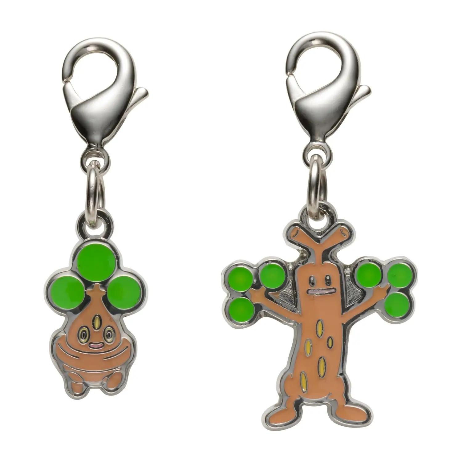 Bonsly and Sudowoodo Metal Charm