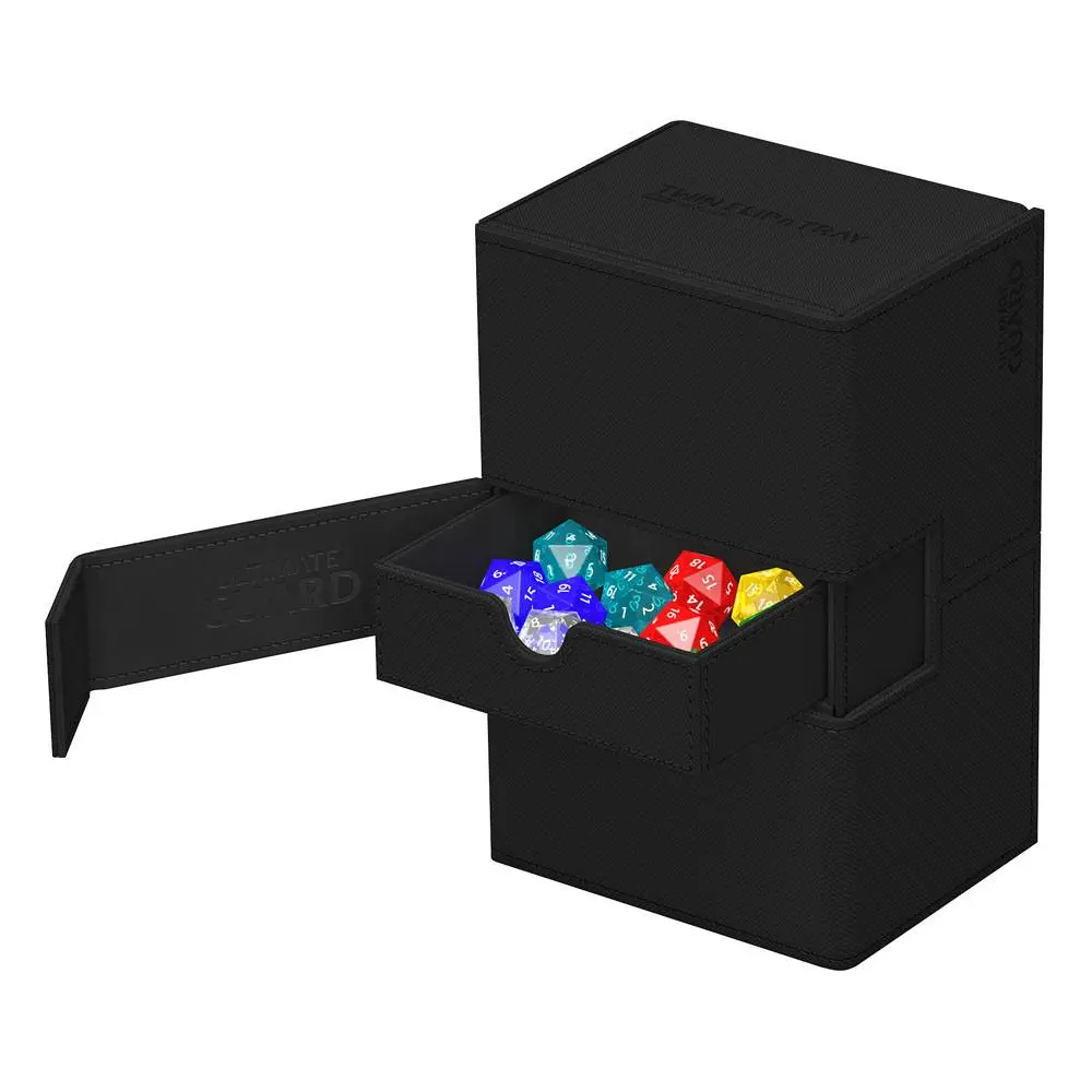 Ultimate Guard Twin Flip`n`Tray 160+ XenoSkin Monocolor Black - Image 3