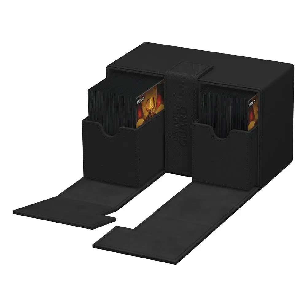 Ultimate Guard Twin Flip`n`Tray 160+ XenoSkin Monocolor Black - Image 2