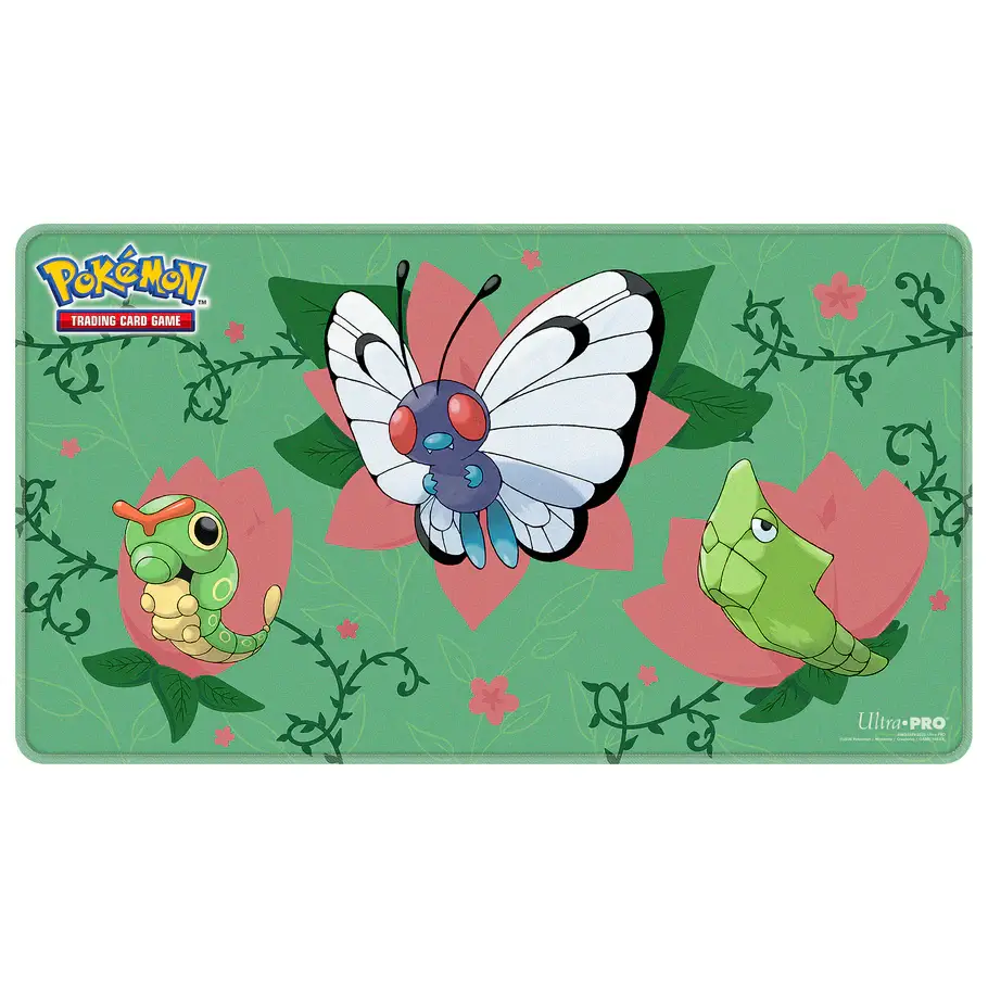 Caterpie Evolutions Stitched Playmat