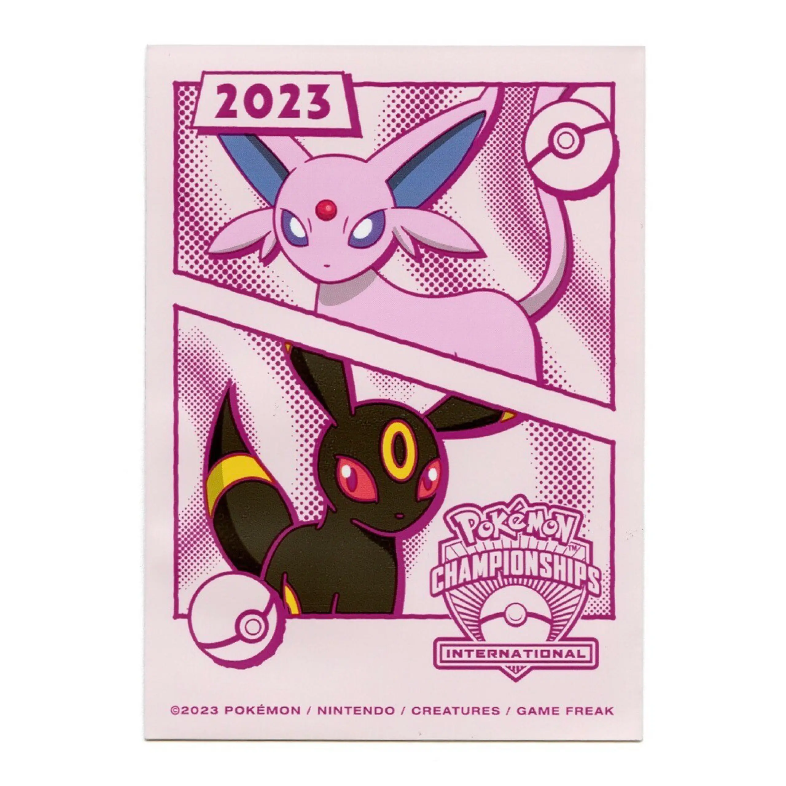 Pokémon Sleeves: 2023 European International Championship Pokemon Center Sleeves