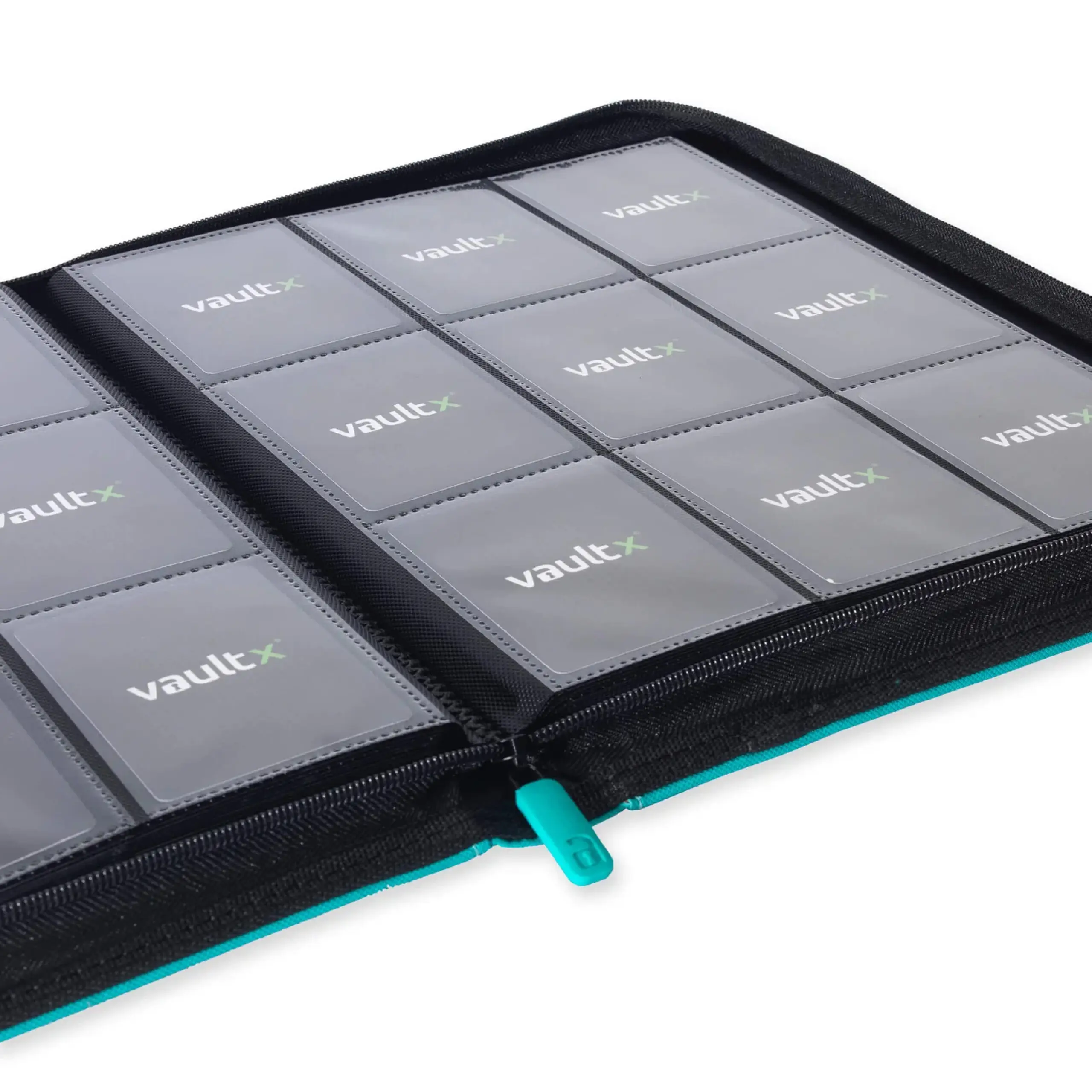 Vault X: EXO-TEC 9-pocket Ocean Blue Zip-Binder - Image 2