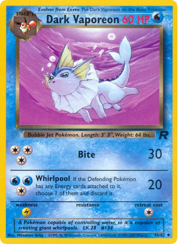 Dark Vaporeon (TR 45)