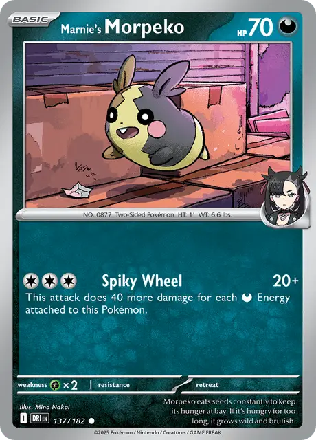 Marnie's Morpeko (DRI 137)