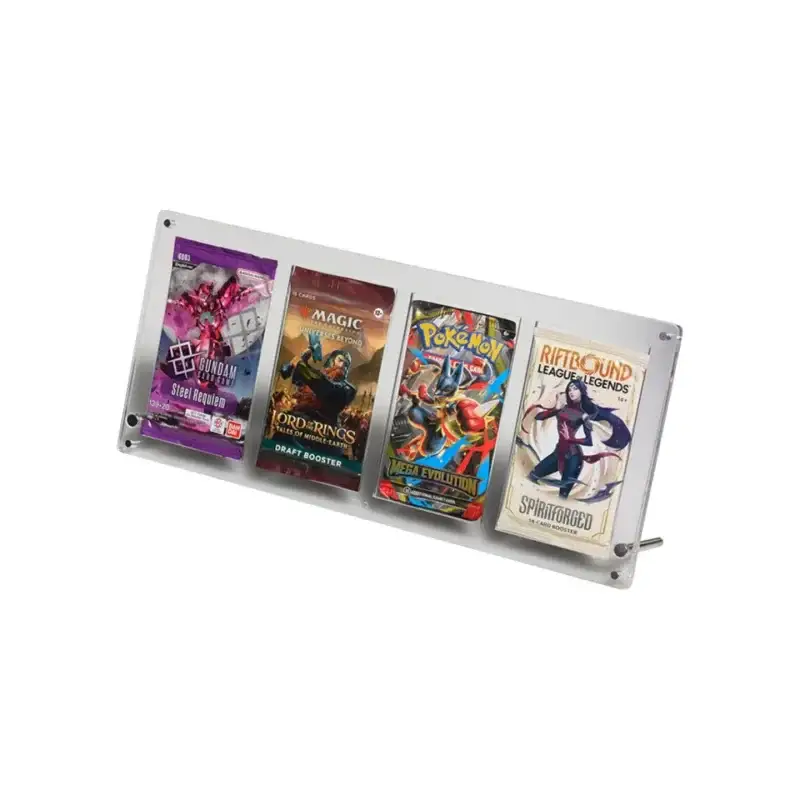 The Acrylic Box - Booster Pack Artset 4 boosters Acrylic Case - Image 2