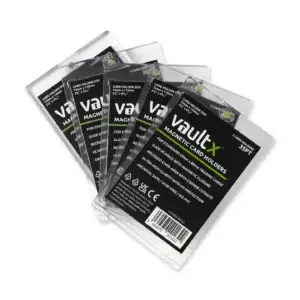 Vault X – Magnetic Card Holders 35pt 5-pack