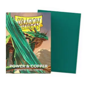 Dragon Shield Dual Matte Sleeves - (Power & Copper)