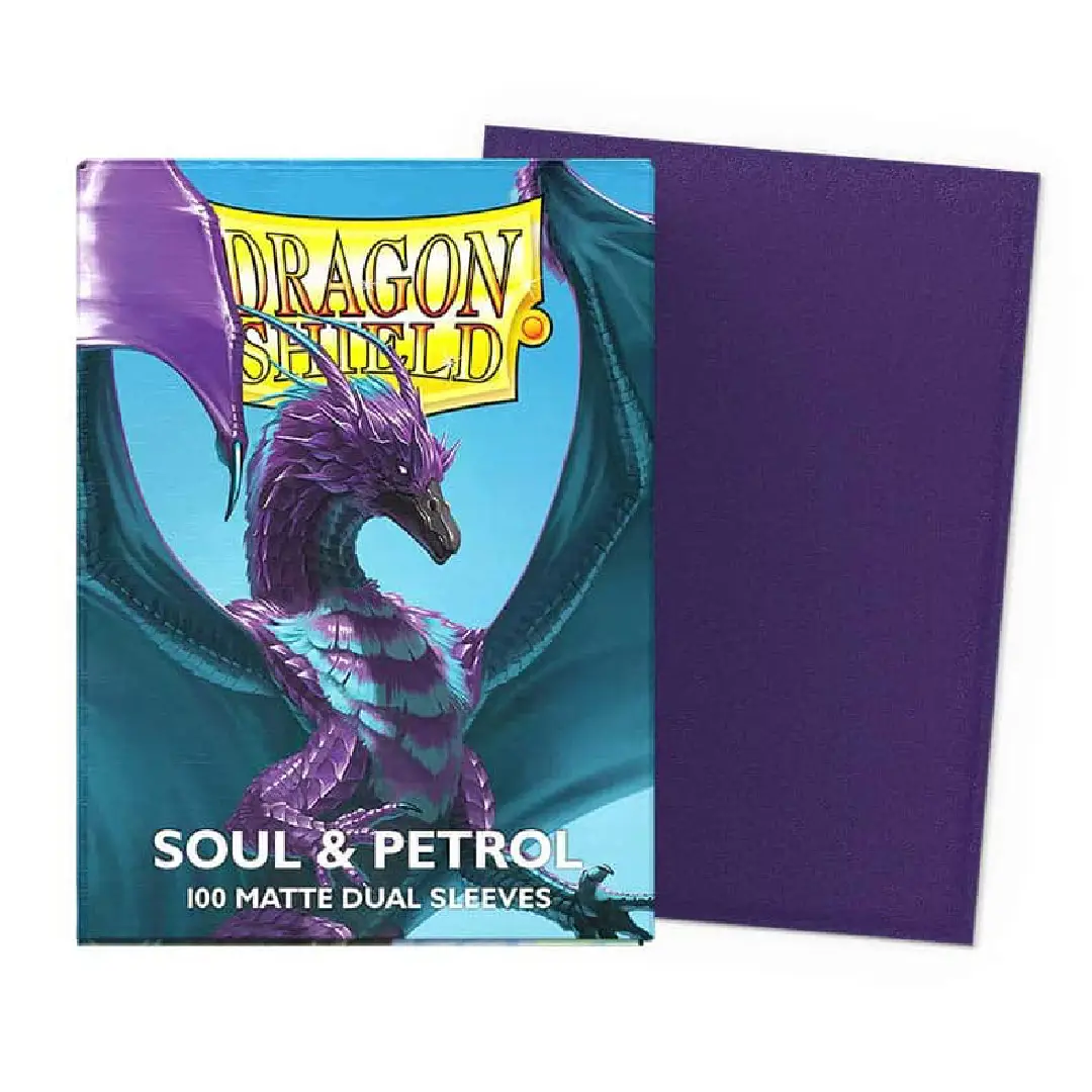 Dragon Shield Dual Matte Sleeves - (Soul & Petrol)